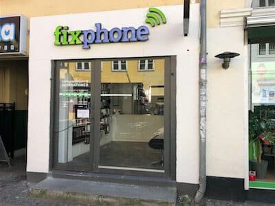 FixPhone Helsingør butiksfacade